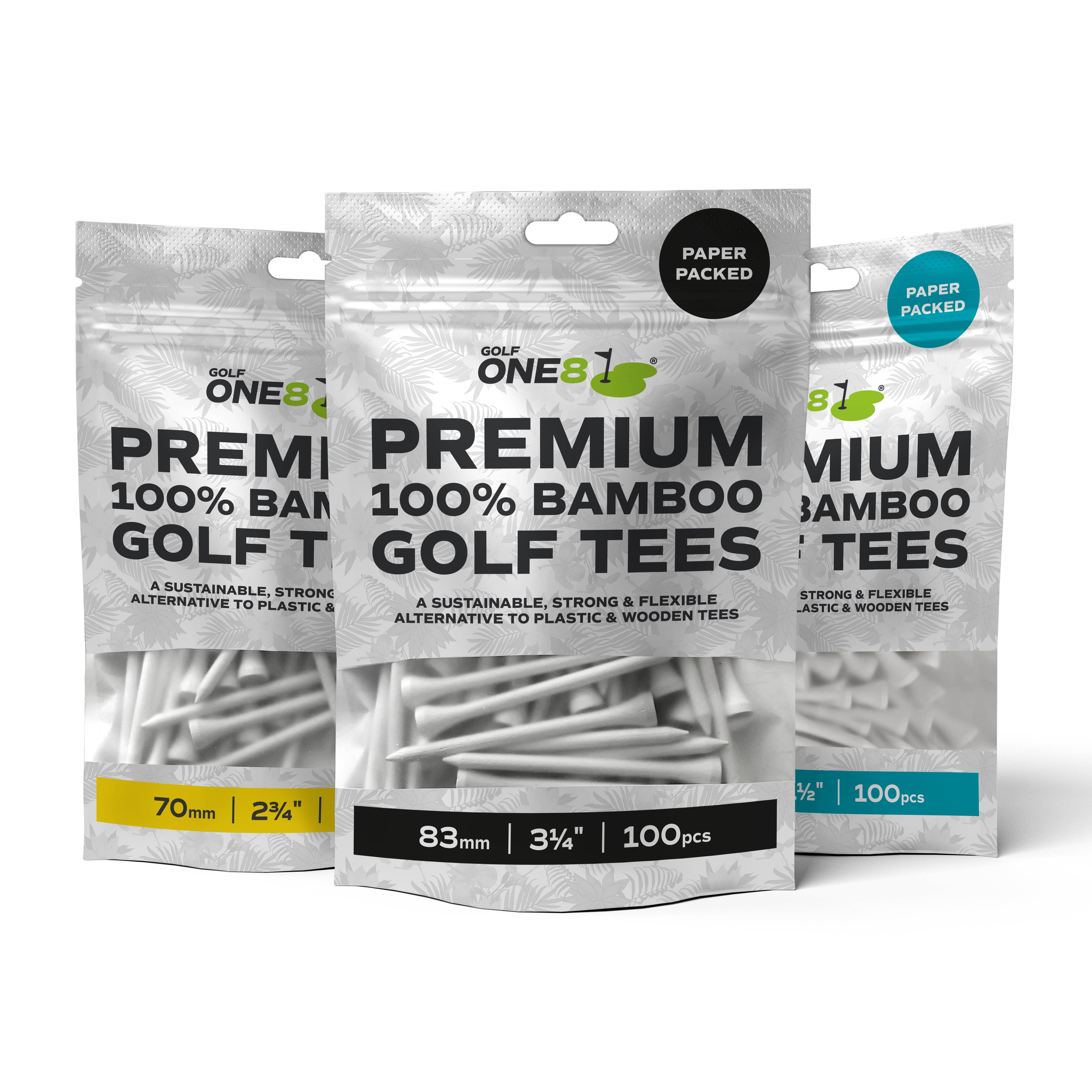 100 GOLFONE8 Bamboo Tees