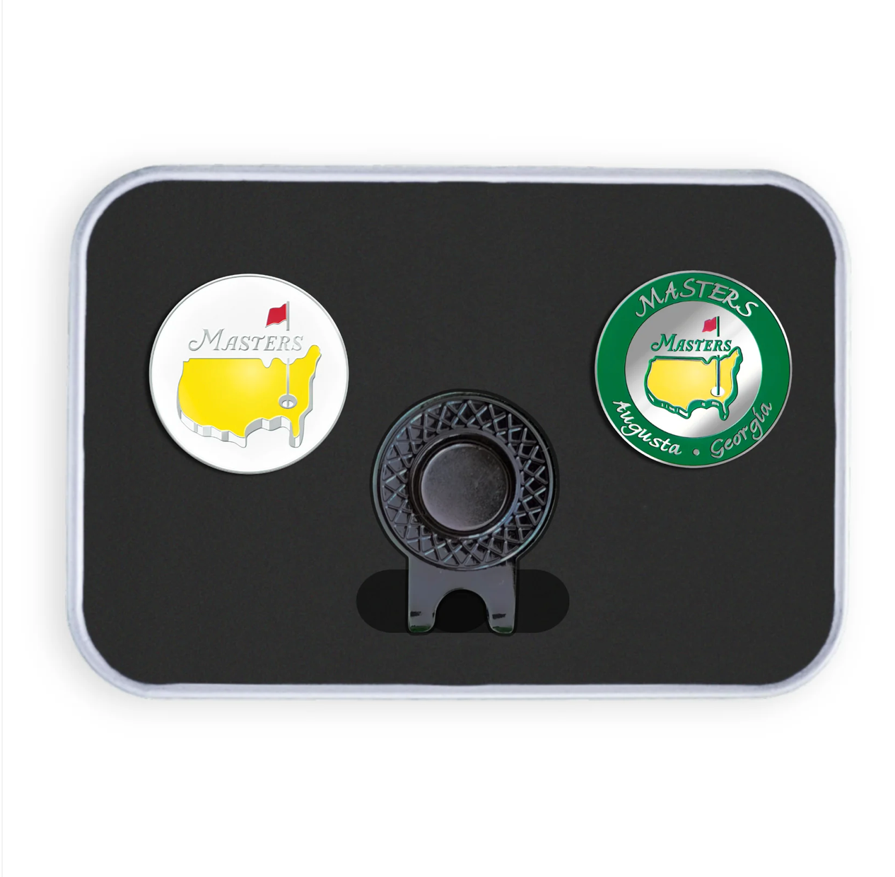 Only Greens Gift tin set - Ball Marker + Hat Clip + Divot Tool